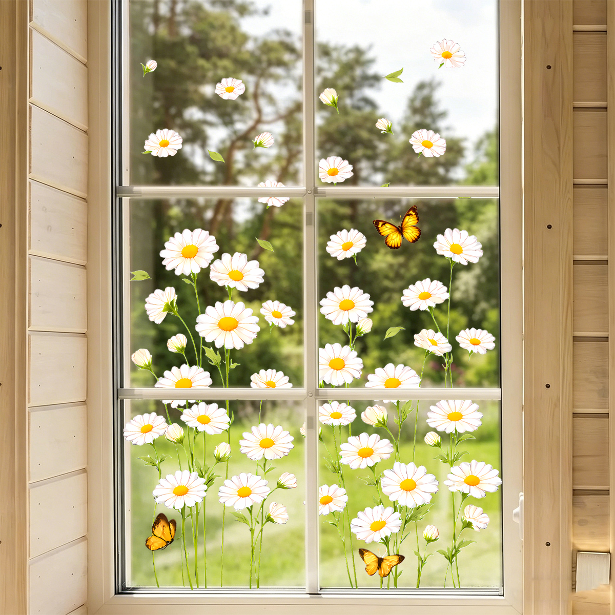 Daisy Flower Static Window Sti - Home Decor Daisy review and price