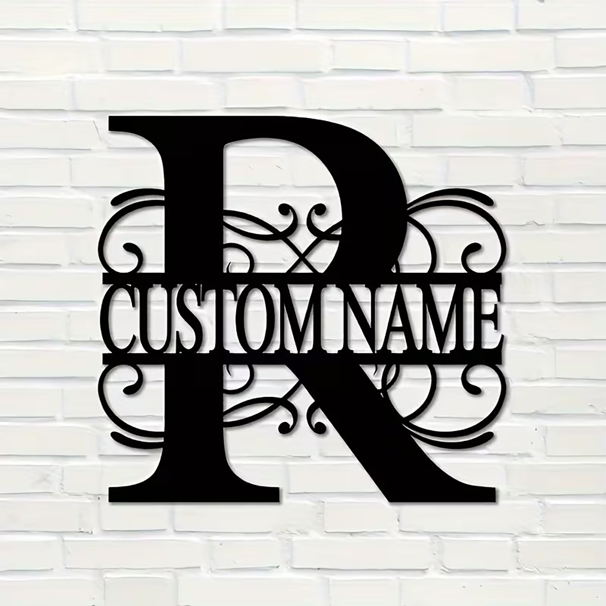 Classic Custom Monogram Metal  - Home Decor Wall Art review and price