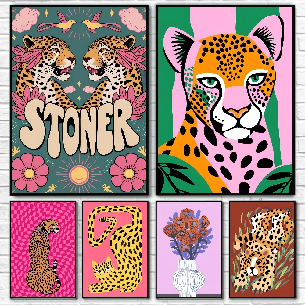 Wild Leopard Tiger Vase Flower - Home Decor Vase review and price