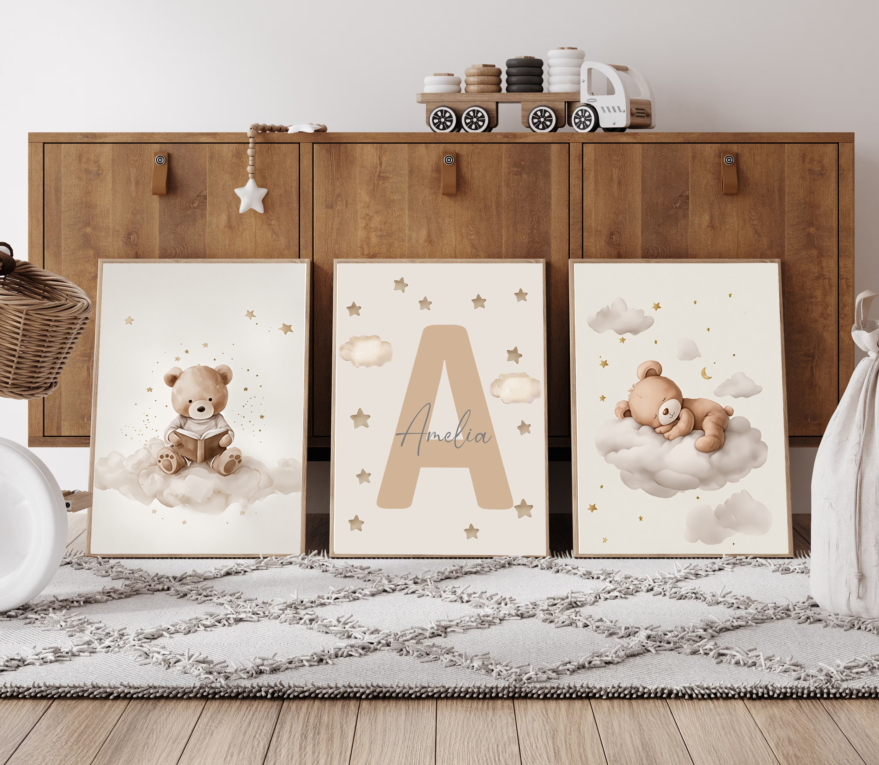 3pcs/set Bohemian Teddy Bear A - Home Decor Kit review and price