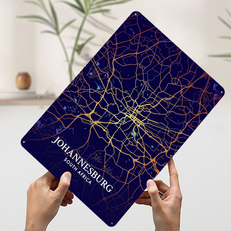 Johannesburg City Map Poster C - Home Decor Johannesburg review and price